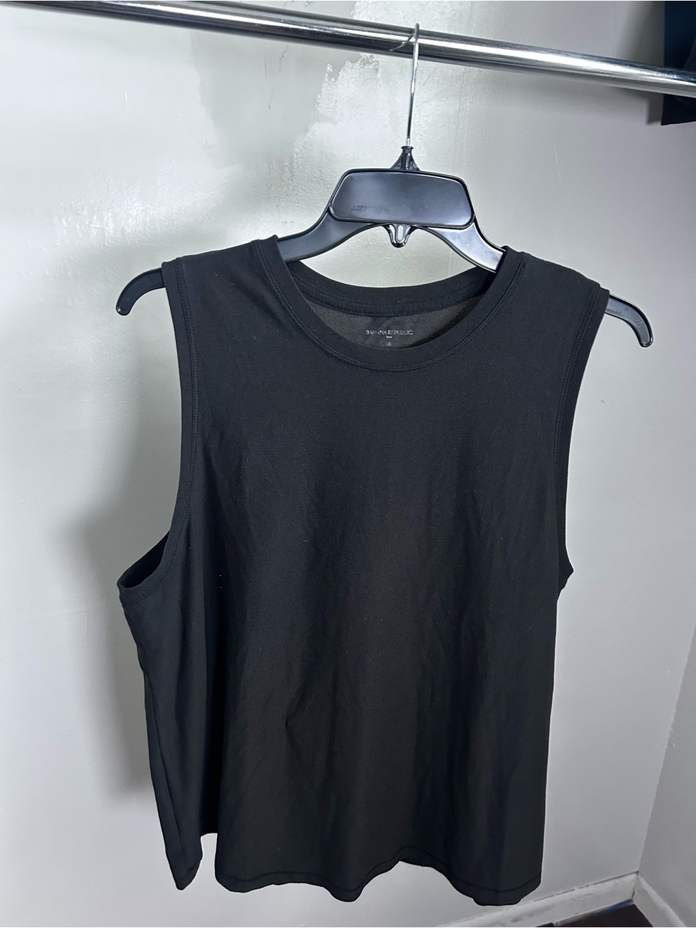 Banana Republic Black Sleeveless Muscle Tank Top Size Medium